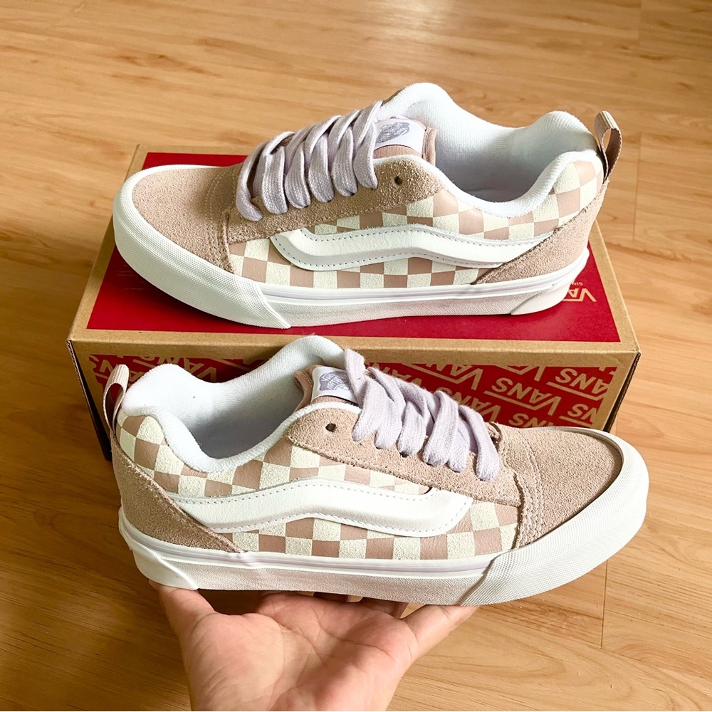 Vans Knu Skool Checkerboard Ethereal Women Size 10.0 US - Picture 5 of 11